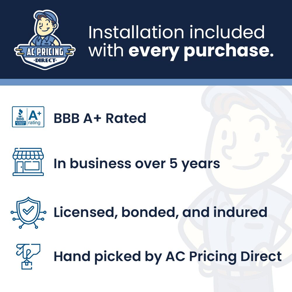 Trane 3.5 Ton 15.2 SEER2, Single Stage Split System, With 95% Upflow Two Stage Gas Furnace 80K BTU (AHRI 15.2 SEER2) - Image 2