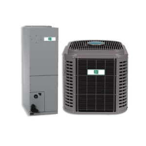 Day and Night 2 Ton 14.3 SEER2 Single Stage Multi-Positional Split Heat Pump System Actual AHRI Rating of 14.3 SEER2 + Flex Air Ducts