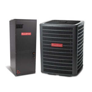 Goodman 2 Ton 17.2 SEER2 Two Stage Communicating Split Heat Pump with Variable Speed Multi-Positional Air Handler Actual AHRI Rating 17.2 SEER2