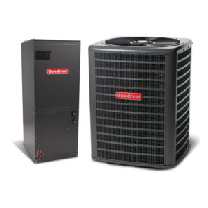 Goodman 1.5 Ton 15.2 SEER2 Single Stage Split Heat Pump with Multi-Positional Air Handler Actual AHRI Rating 15.2 SEER2 + Flex Air Ducts
