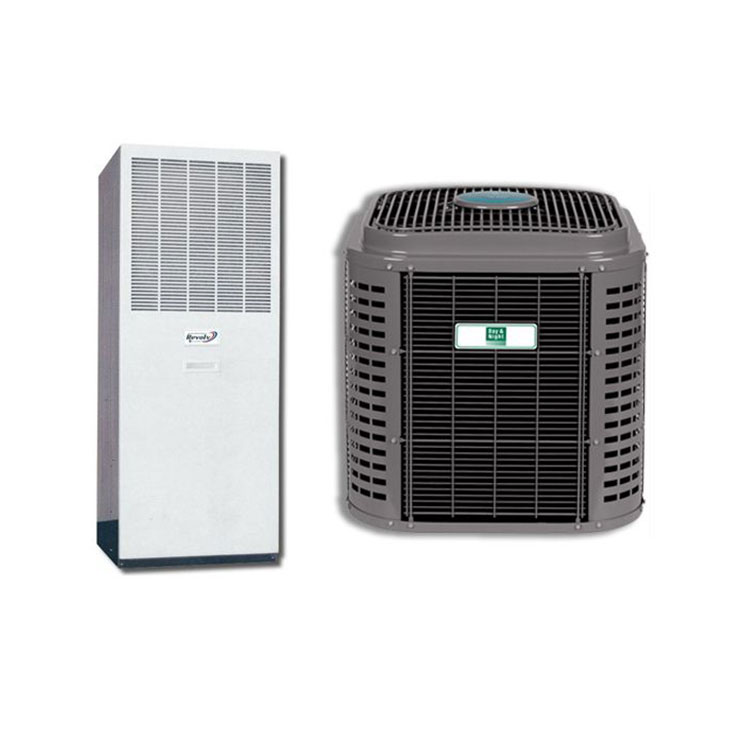 Revolv 4 Ton Upflow Electric Air Handler with a Stylecrest Evap Coil and a 14 SEER Day and Night Condensing Unit + Flex Air Ducts